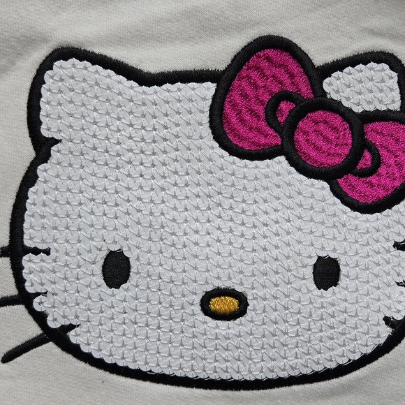 Hello Kitty White Hoodie with Pink Bow - Picture 2 of 5